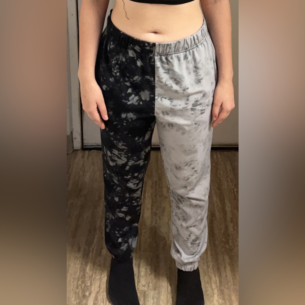 Black and white pants